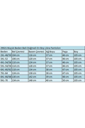 29021 Büyük Beden Beli Düğmeli En Boy Likra Pantolon - Bej - 2