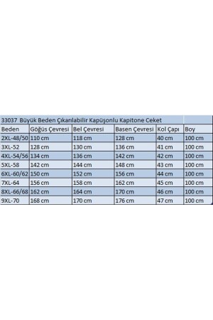 33037 Büyük Beden Çıkarılabilir Kapüşonlu Kapitone Ceket-Siyah - 2