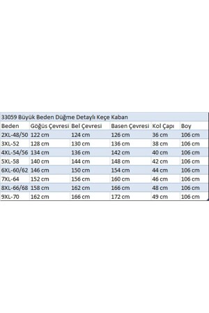 33059 Büyük Beden Düğme Detaylı Keçe Kaban-Kahverengi - 2