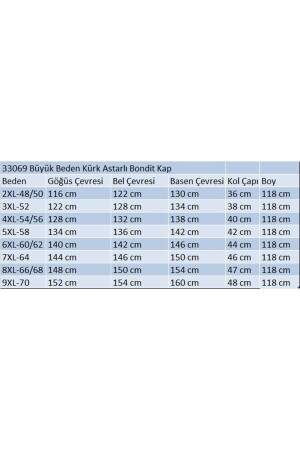 33069 Büyük Beden Kürk Astarlı Bondit Kap - Gül Kurusu - 2