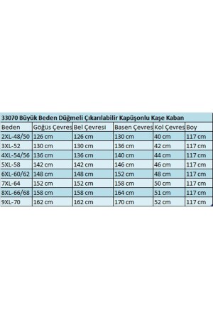 33070 Büyük Beden Düğmeli Çıkarılabilir Kapüşonlu Kaşe Kaban - Siyah - 2