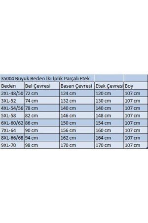 35004 Büyük Beden İki İplik Parçalı Etek-Bordo - 2