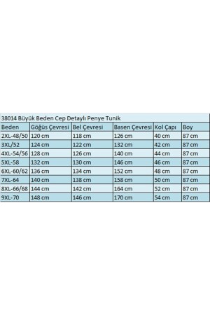 38014 Büyük Beden Cep Detaylı Penye Tunik - Petrol - 2