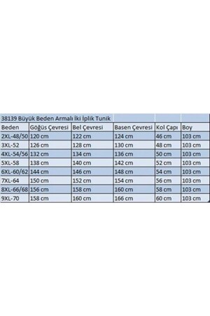 38139 Büyük Beden Armalı Kristal İki İplik Tunik - Gri - 2