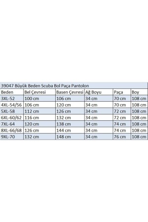 49012 Büyük Beden Çimalı Keten Airobin Pantalon - Siyah - 2