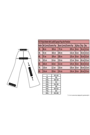 9137-14 Büyük Beden Beli Lastikli İspanyol Paça Kot Pantolon - Siyah - 2