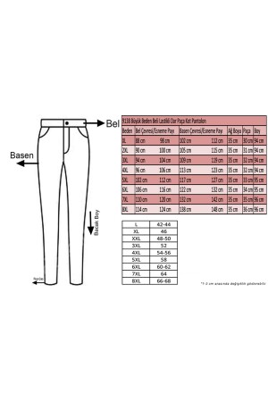 9138 Büyük Beden Beli Lastikli Püsküllü Dar Paça Kot Pantalon- Antrasit - 2