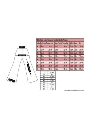 9183-2 Büyük Beden Taşlamalı Dar Paça Uzun Boy Kot Pantolon - Buz Mavi - 2