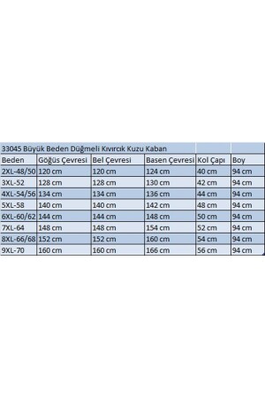 33045 Büyük Beden Düğmeli Kıvırcık Kuzu Kaban-Pudra - 2