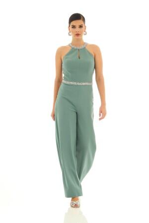 Çağla Side Stone Waist Jumpsuit - 2