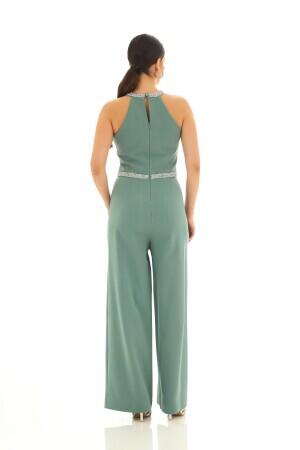 Çağla Side Stone Waist Jumpsuit - 5