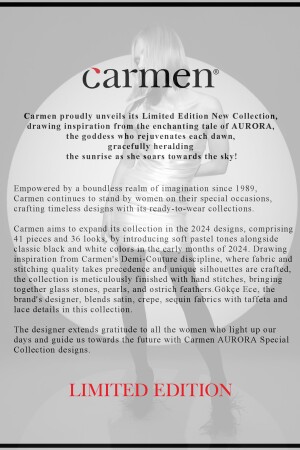 Carmen Limited Edition | CAMELLIA Beyaz Uzun Elbise - 7