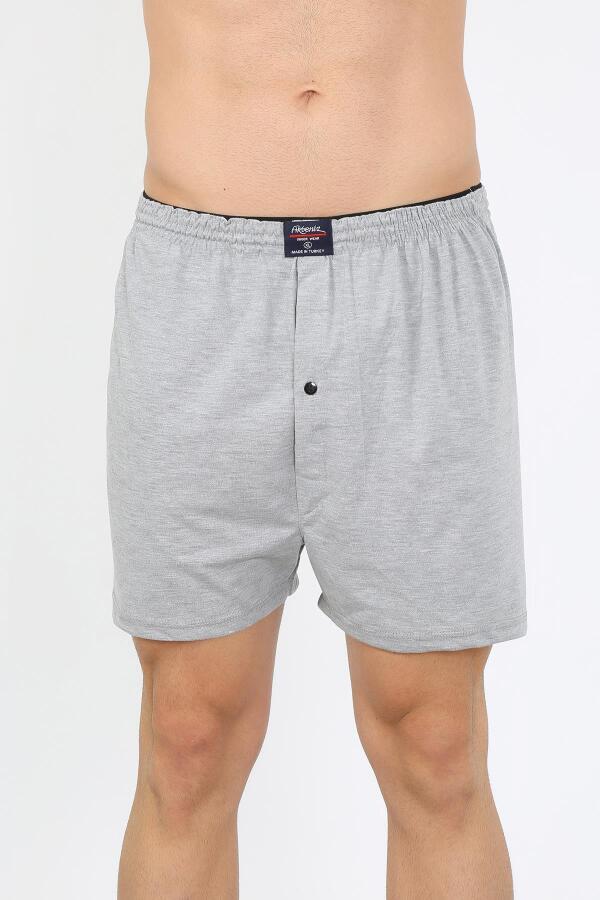 Erkek Penye Boxer Gri 40091 - 5