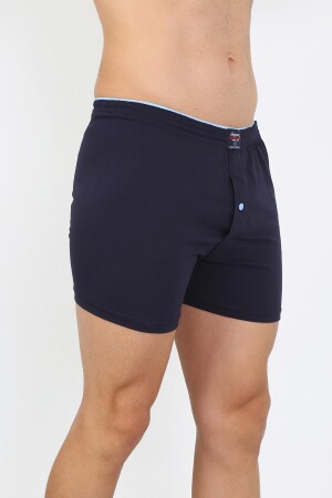 Erkek Penye Boxer Lacivert 40091 - 4