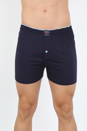 Erkek Penye Boxer Lacivert 40091 - 5