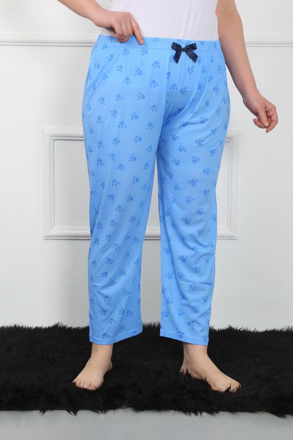 Kadın Büyük Beden Tek Alt Pijama 27506 - 4