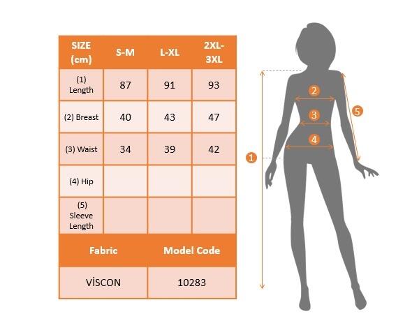 Kadın Kısa Kollu Kiloş Viskon Elbise - 5