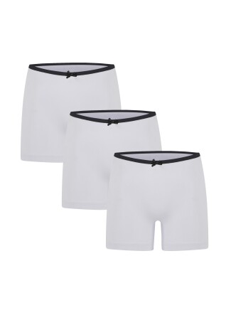 Kadın Penye 3lü Boxer Gri 40260 - 1