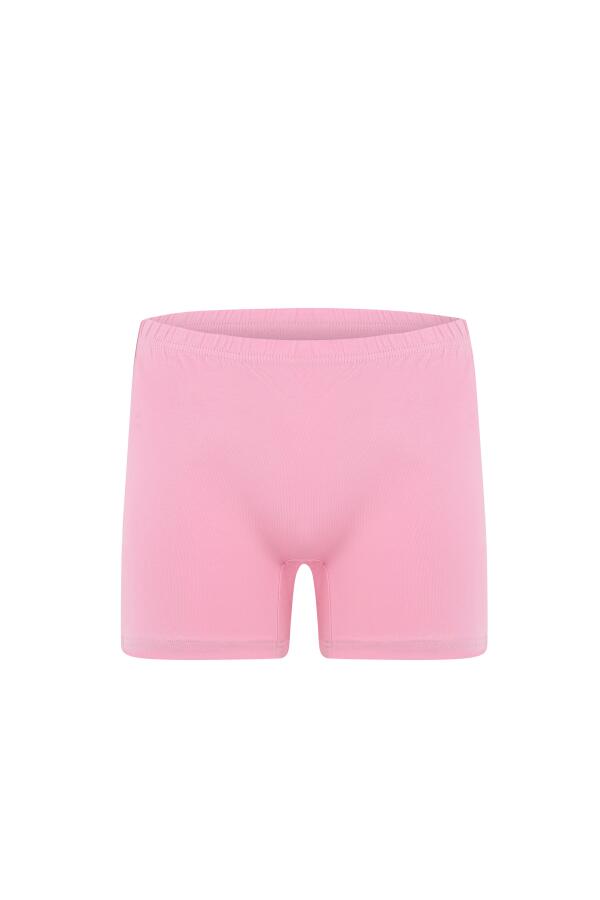 Kadın Penye 3lü Boxer Pembe 40260 - 2