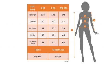 Kadın Uzun Kollu Boğazlı Baskı Detaylı Viskon Tam Boy Elbise - 4