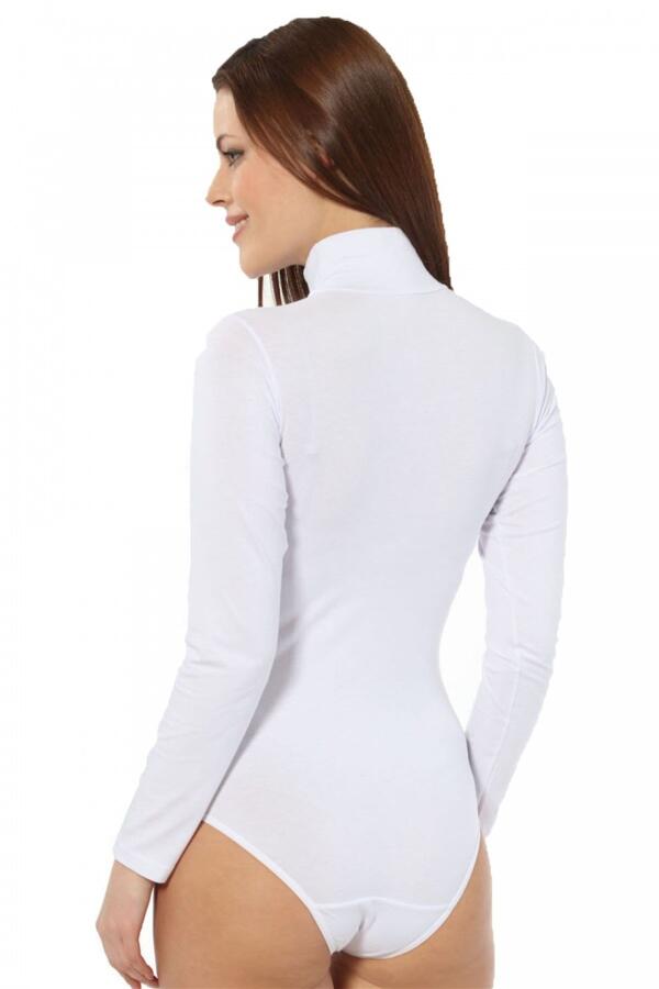 Women's Long Sleeve Turtleneck Snapback Body 260 - 5