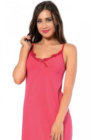 Women's Rope Strap Long Nightgown 902 - 3