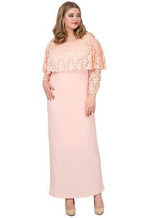 Plus Size Off The Shoulder Long Evening Dress KL779U - 1