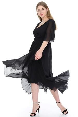 Plus Size Chiffon Long Dress KL8020si - 2