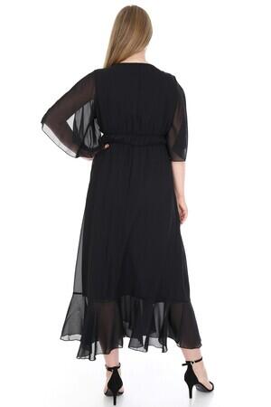 Plus Size Chiffon Long Dress KL8020si - 5