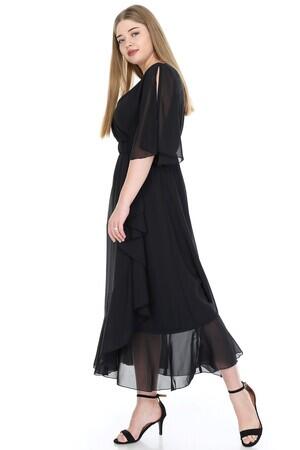 Plus Size Chiffon Long Dress KL8020si - 4