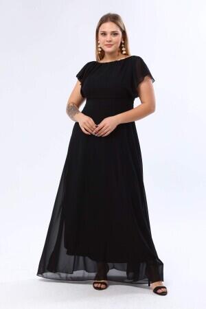 Plus Size Chiffon Evening Dress DD7881 - 4