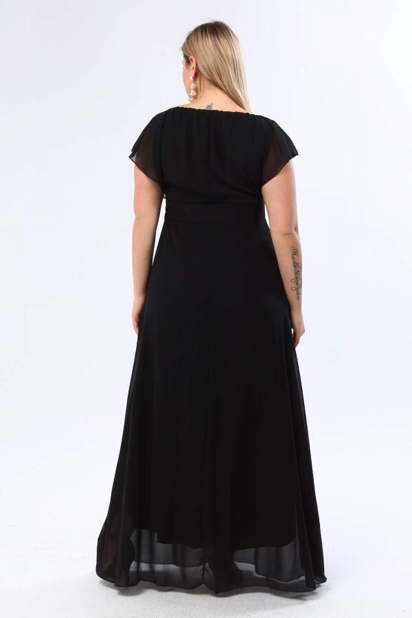 Plus Size Chiffon Evening Dress DD7881 - 5