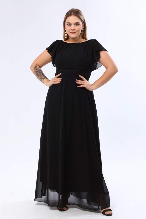 Plus Size Chiffon Evening Dress DD7881 - 7