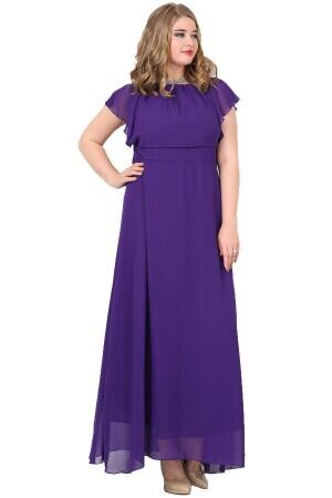 Plus Size Chiffon Long Evening Dress KL7881 - 1