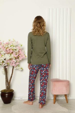 Women's Combed Cotton Long Sleeve Pajama Set 4101 - 4