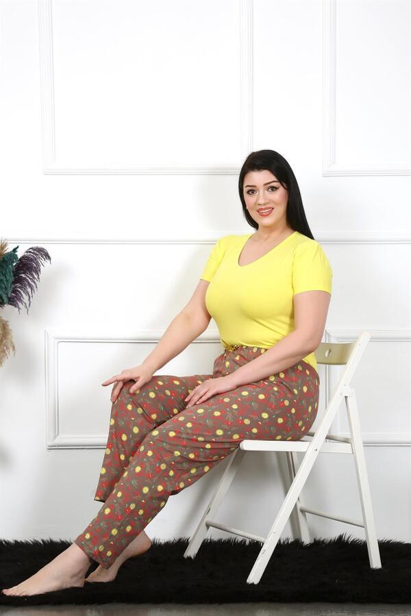 Women's Cotton Plus Size Bottom Pajamas 27470 - 2