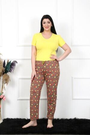 Women's Cotton Plus Size Bottom Pajamas 27470 - 3