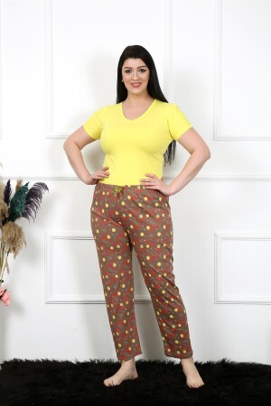 Women's Cotton Plus Size Bottom Pajamas 27470 - 5