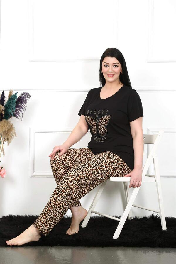 Women's Plus Size Short Sleeve Pajama Set 202203 - 2